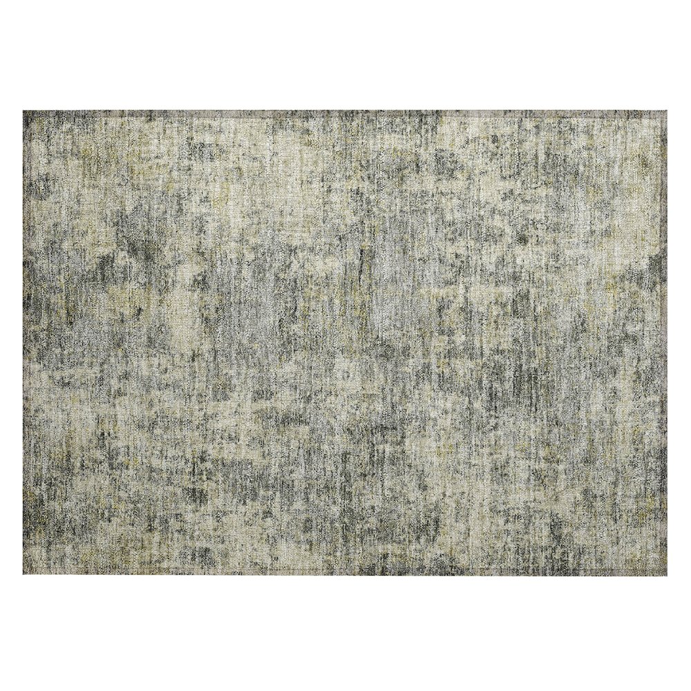 Machine Washable Indoor/Outdoor Chantille ACN2061 Pewter 1'8" x 2'6" Rug. Picture 1