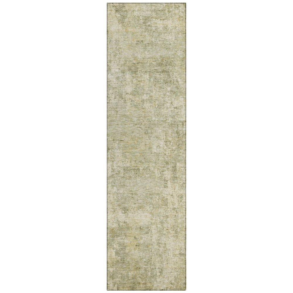 Machine Washable Indoor/Outdoor Chantille ACN2061 Sage 2'3" x 7'6" Runner Rug. Picture 1