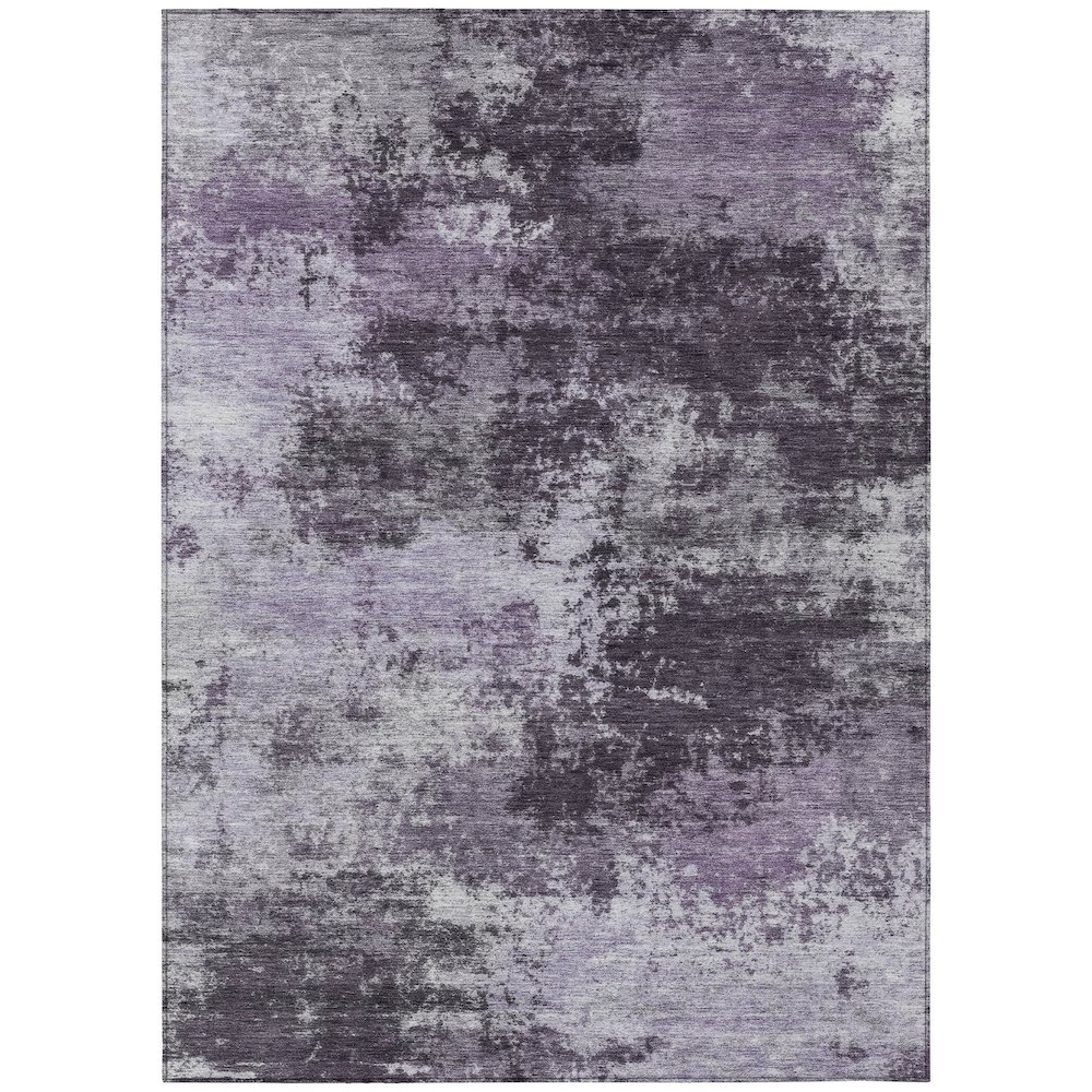 Machine Washable Indoor/Outdoor Chantille ACN2065 Purple 2'6" x 3'10" Rug. Picture 1