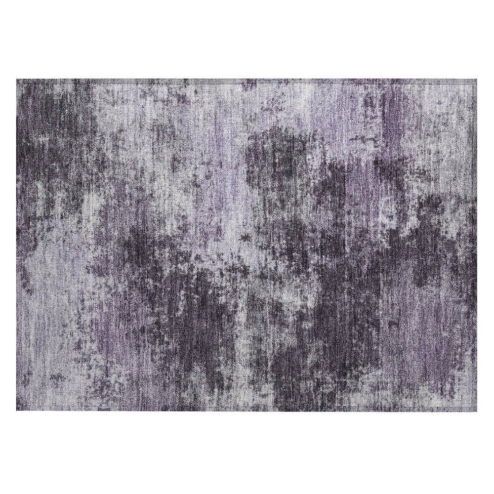 Machine Washable Indoor/Outdoor Chantille ACN2065 Purple 1'8" x 2'6" Rug. Picture 1