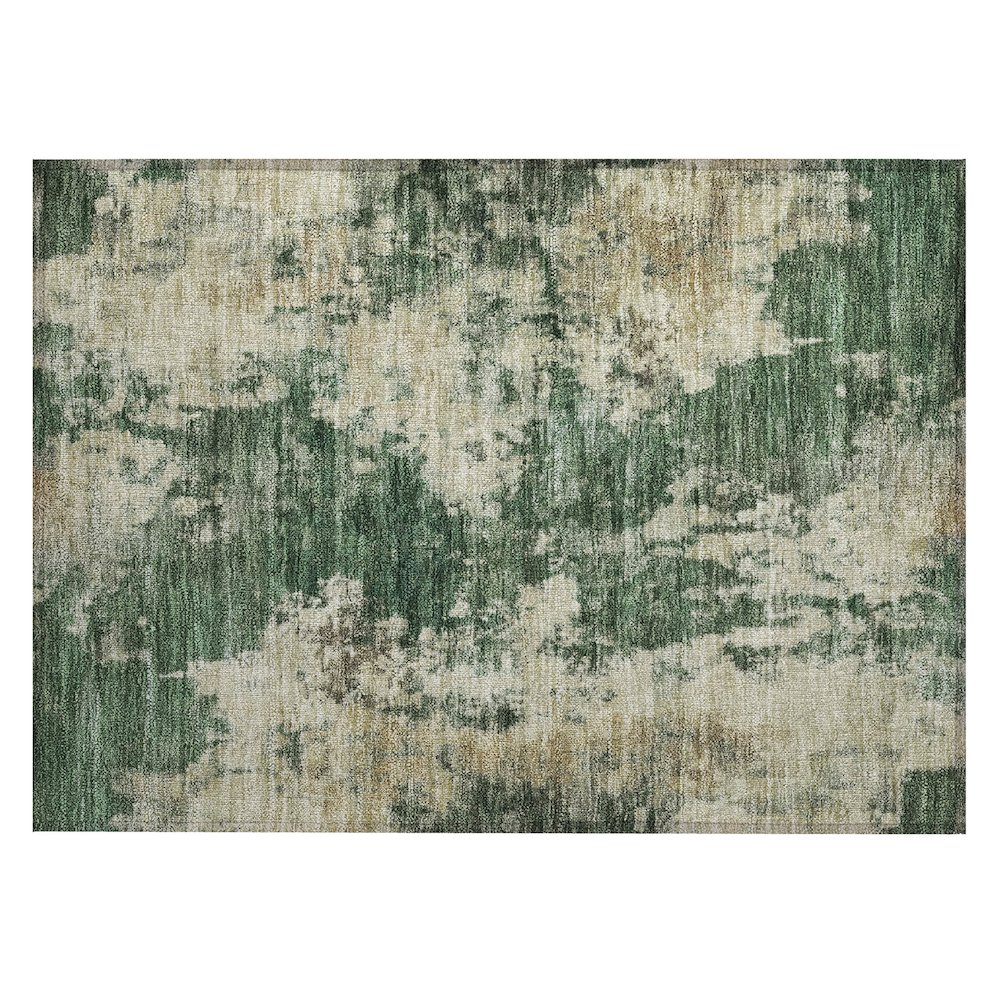 Machine Washable Indoor/Outdoor Chantille ACN2066 Fern 1'8" x 2'6" Rug. Picture 1