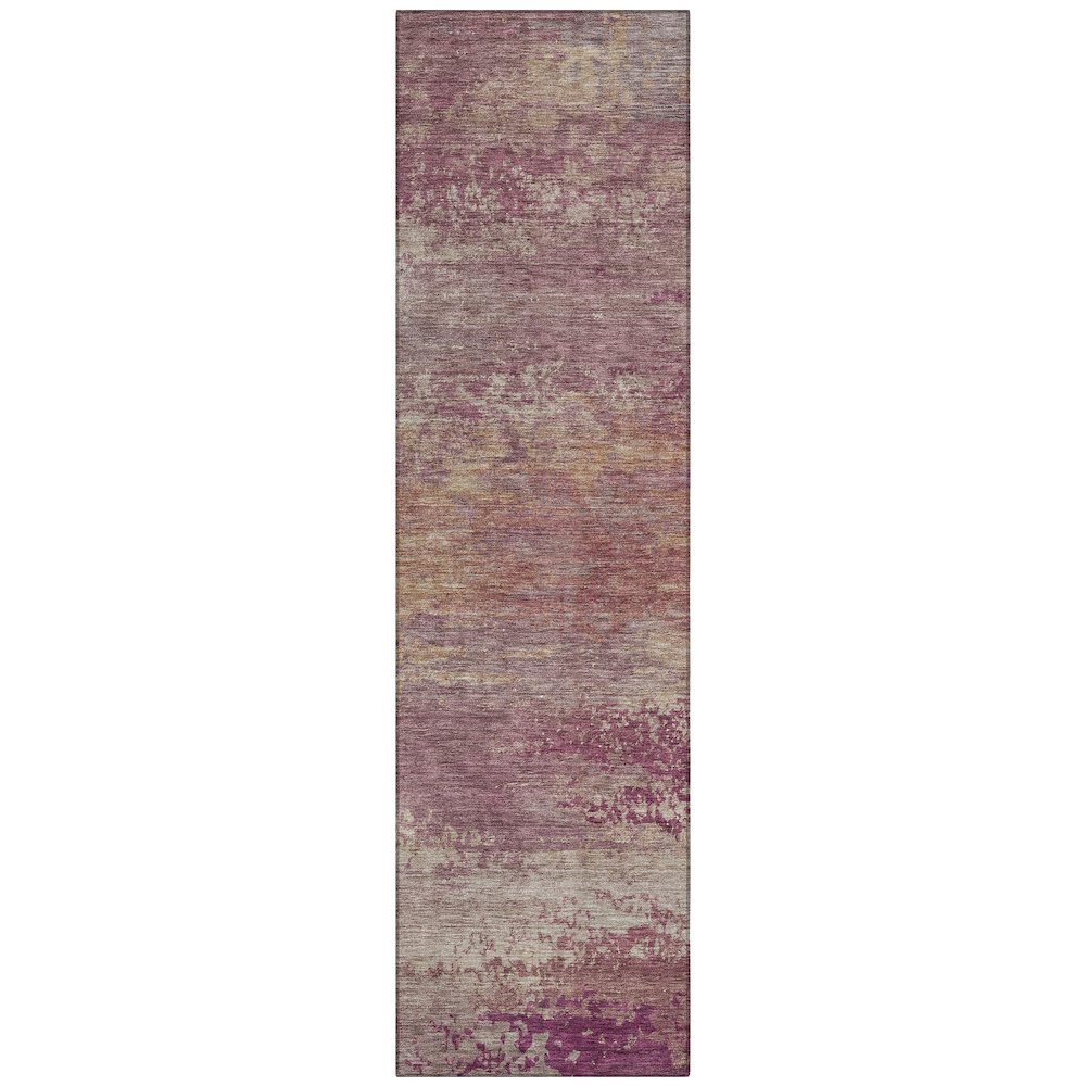 Machine Washable Indoor/Outdoor Chantille ACN2071 Merlot 2'3" x 7'6" Runner Rug. Picture 1
