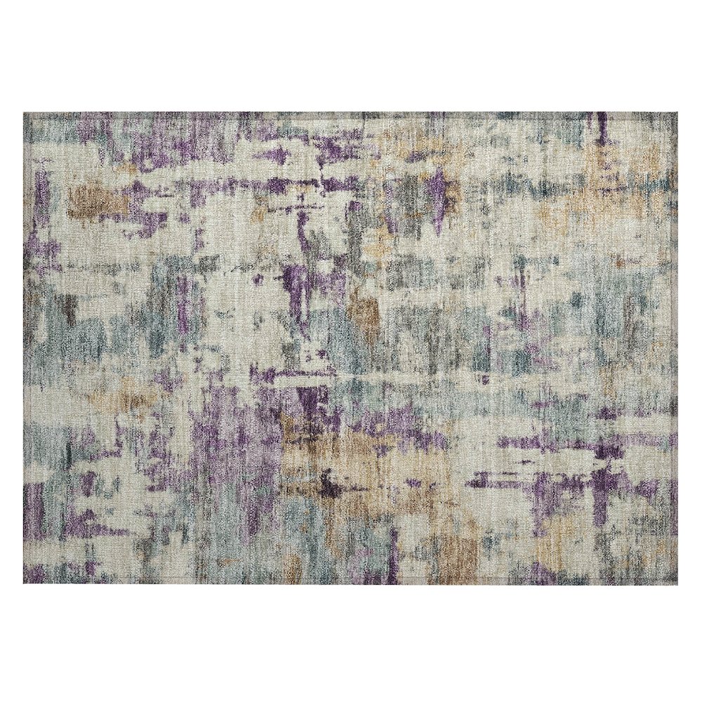 Machine Washable Indoor/Outdoor Chantille ACN2072 Linen 1'8" x 2'6" Rug. Picture 1