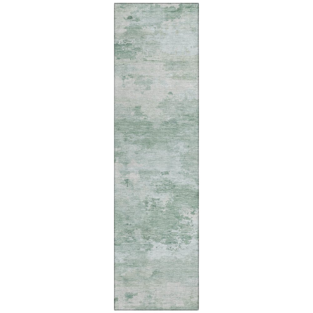 Machine Washable Indoor/Outdoor Chantille ACN2075 Mint 2'3" x 7'6" Runner Rug. Picture 1