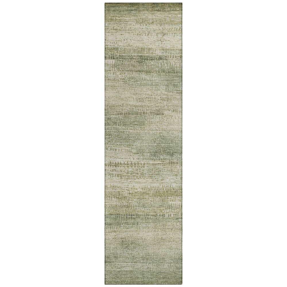 Machine Washable Indoor/Outdoor Chantille ACN2089 Aloe 2'3" x 7'6" Runner Rug. Picture 1