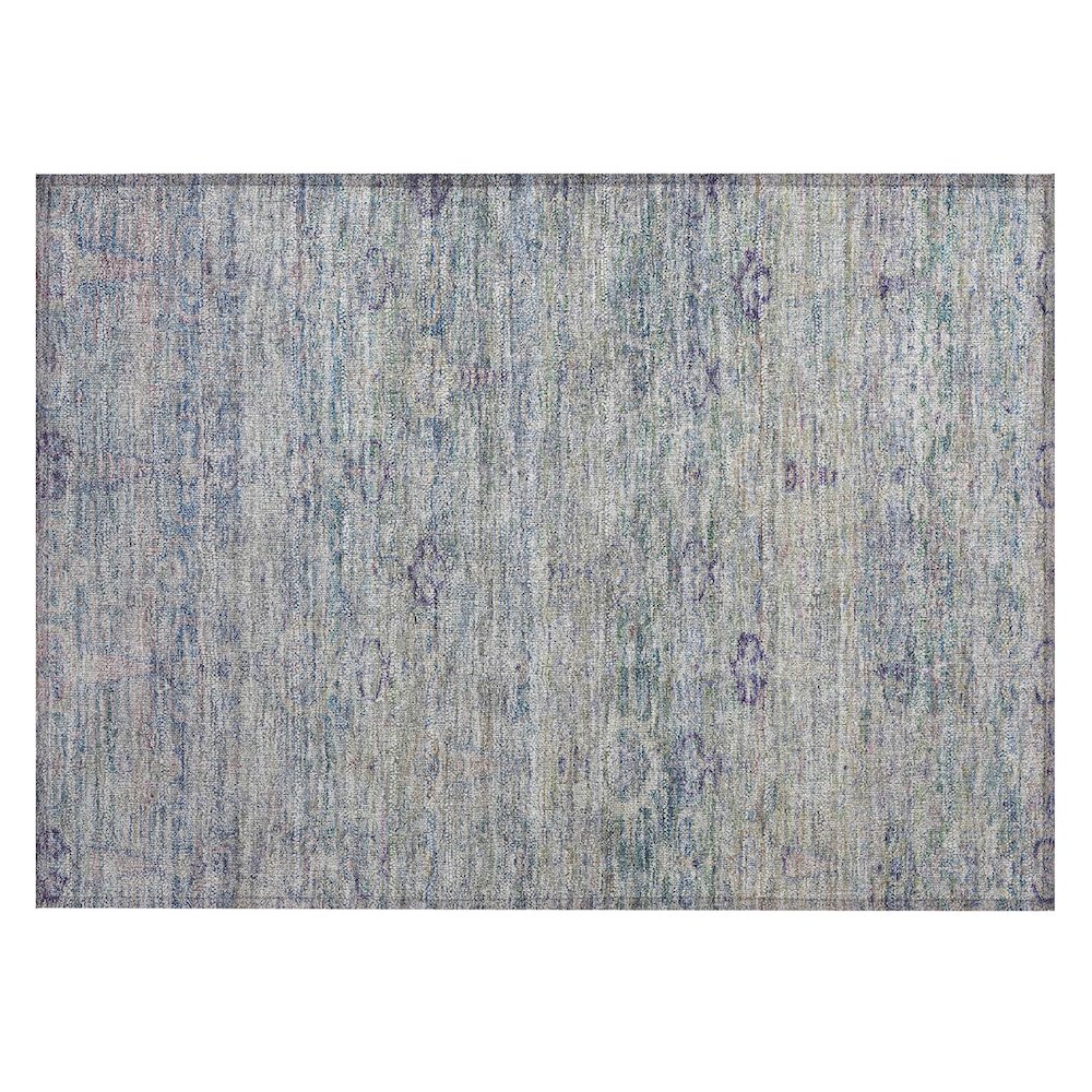 Machine Washable Indoor/Outdoor Chantille ACN2090 Plum 1'8" x 2'6" Rug. Picture 1