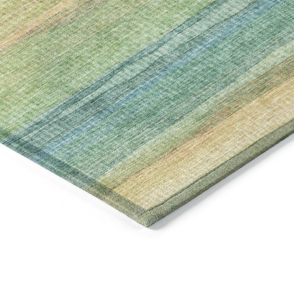 Machine Washable Indoor/Outdoor Chantille ACN2093 Aloe 1'8" x 2'6" Rug. Picture 3