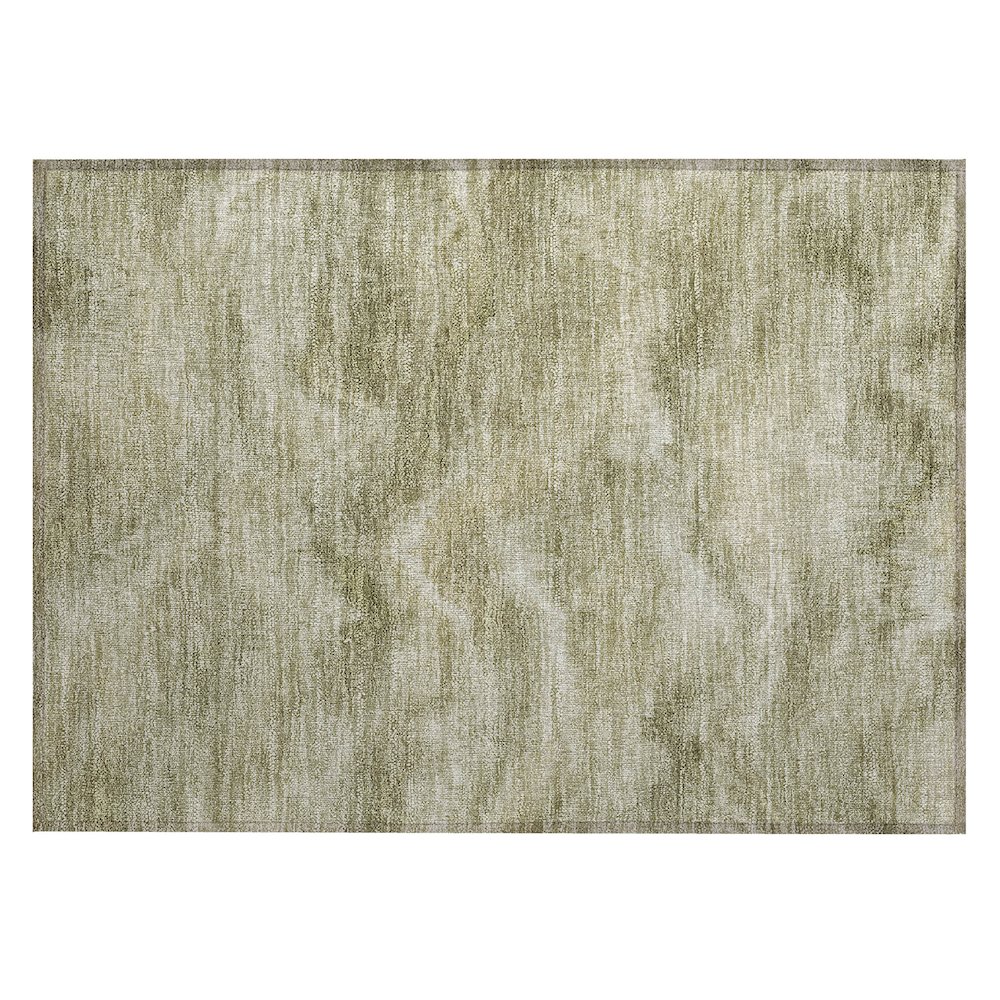 Machine Washable Indoor/Outdoor Chantille ACN2095 Sage 1'8" x 2'6" Rug. Picture 1