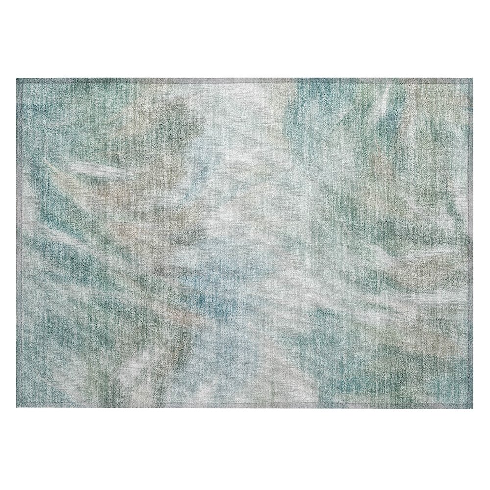 Machine Washable Indoor/Outdoor Chantille ACN2096 Sky 1'8" x 2'6" Rug. Picture 1