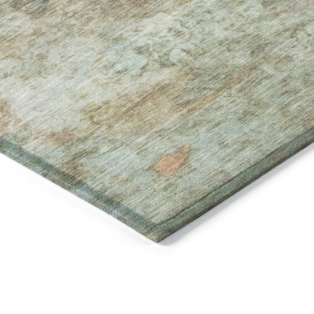 Machine Washable Indoor/Outdoor Chantille ACN2100 Wheat 1'8" x 2'6" Rug. Picture 3
