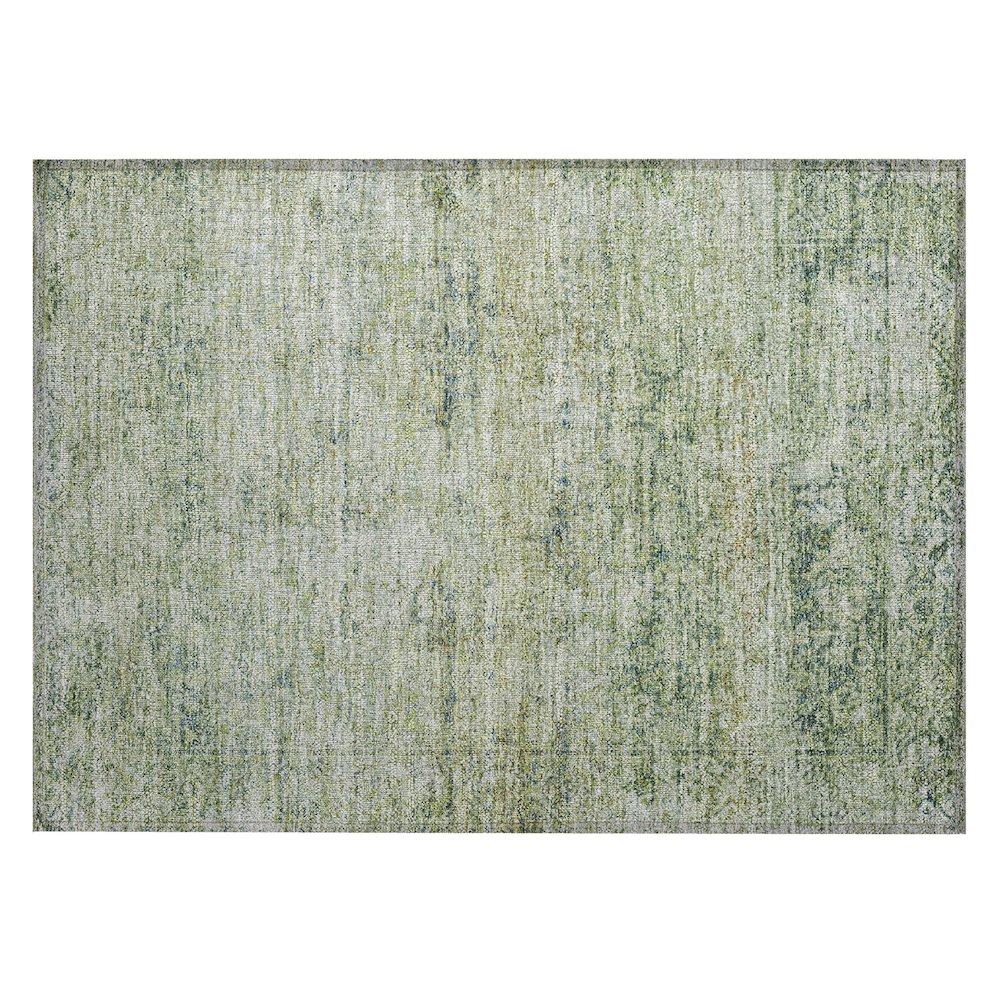 Machine Washable Indoor/Outdoor Chantille ACN2103 Aloe 1'8" x 2'6" Rug. Picture 1