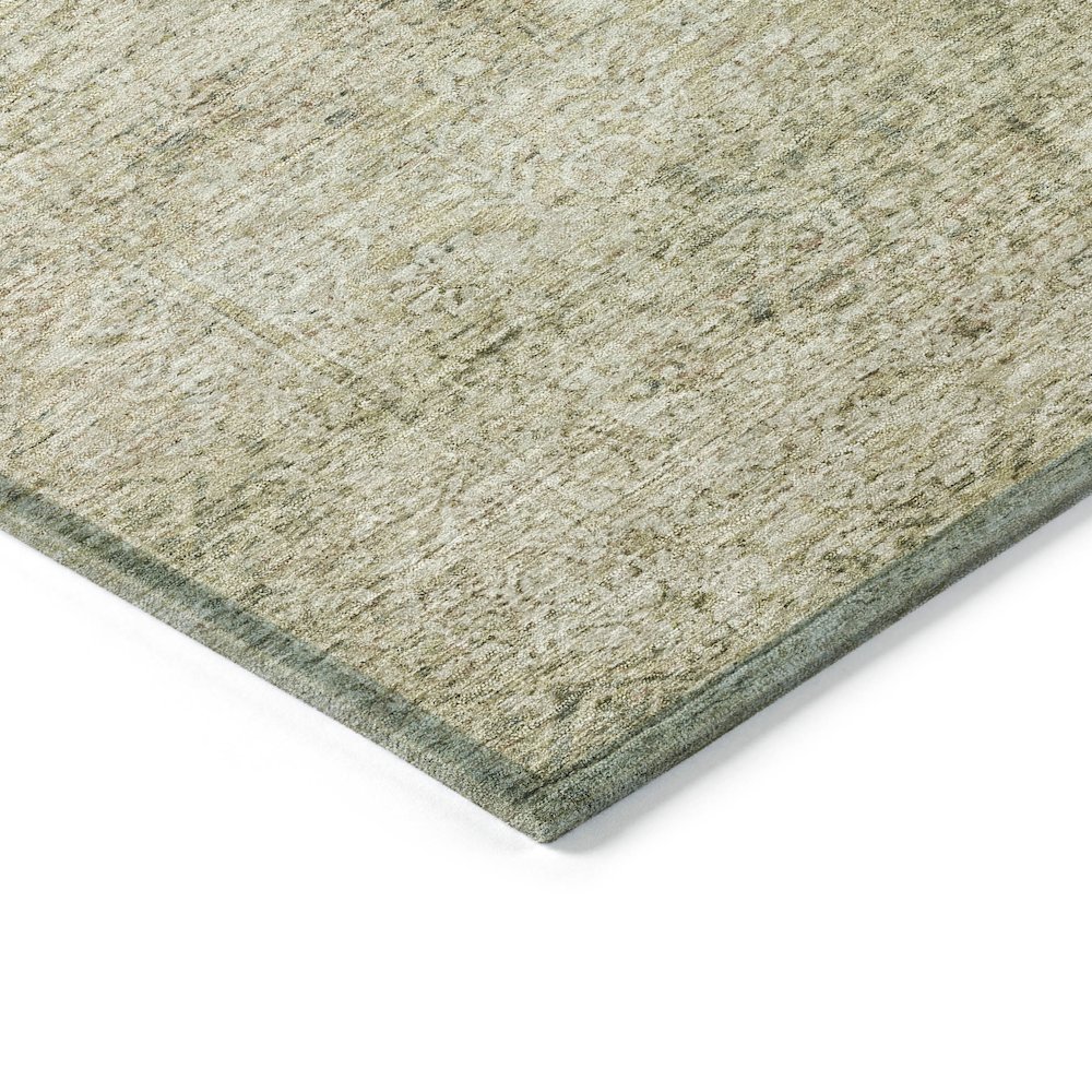 Machine Washable Indoor/Outdoor Chantille ACN2103 Sage 1'8" x 2'6" Rug. Picture 3