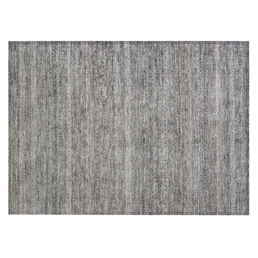 Machine Washable Indoor/Outdoor Chantille ACN2105 Brown 1'8" x 2'6" Rug. Picture 1