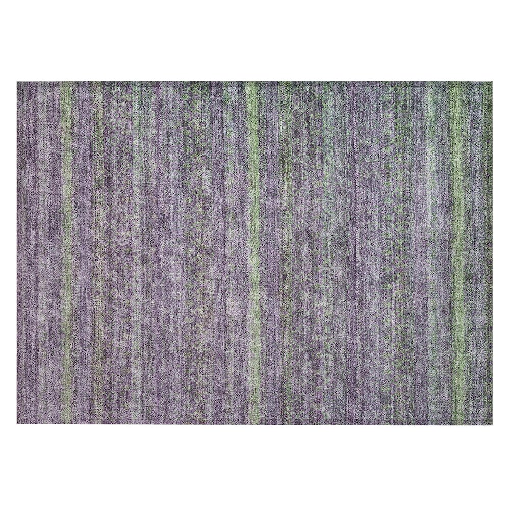 Machine Washable Indoor/Outdoor Chantille ACN2106 Purple 1'8" x 2'6" Rug. Picture 1