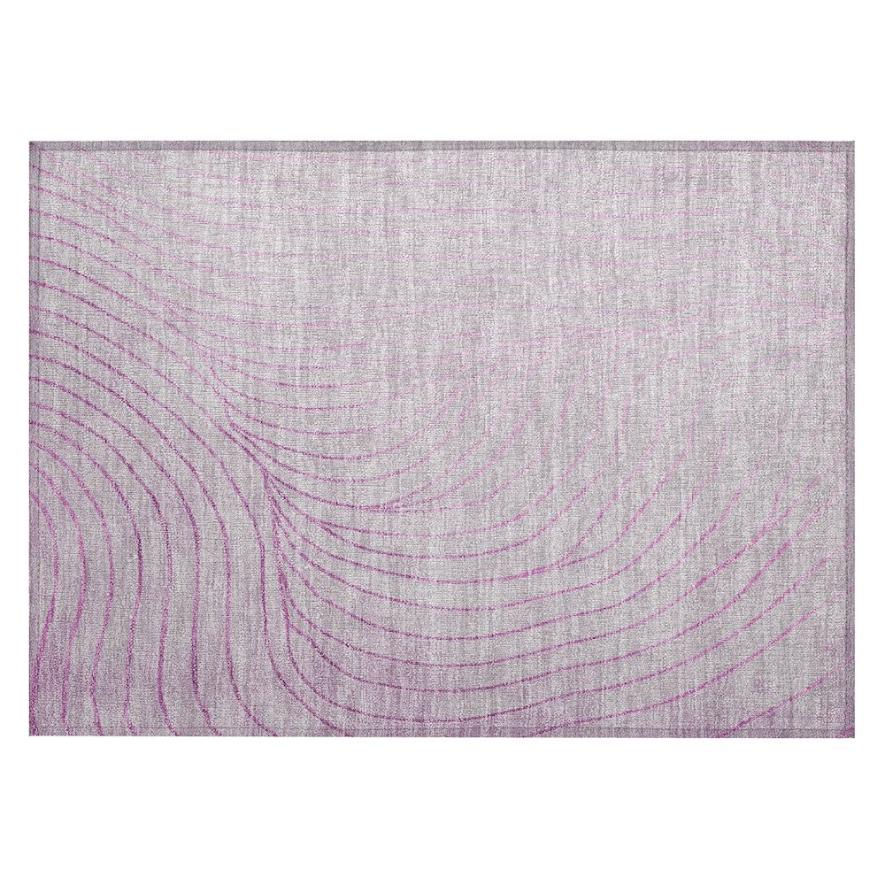 Machine Washable Indoor/Outdoor Chantille ACN2107 Blush 1'8" x 2'6" Rug. Picture 1