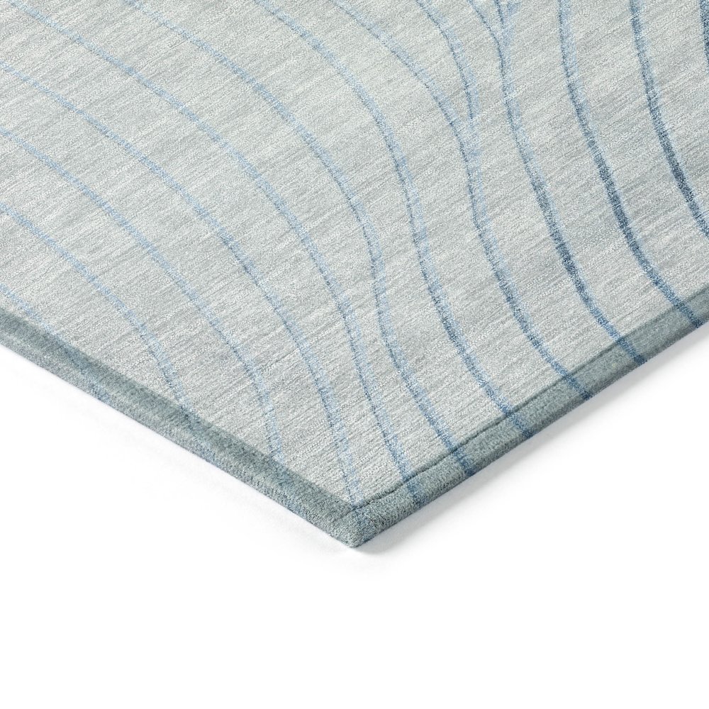 Machine Washable Indoor/Outdoor Chantille ACN2107 Sky 1'8" x 2'6" Rug. Picture 3