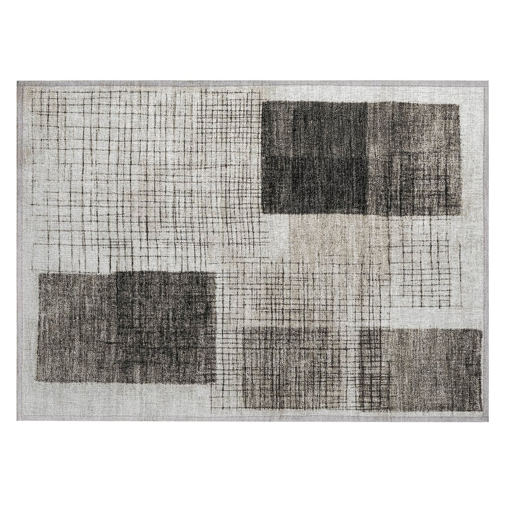 Machine Washable Indoor/Outdoor Chantille ACN2112 Ivory 1'8" x 2'6" Rug. Picture 1