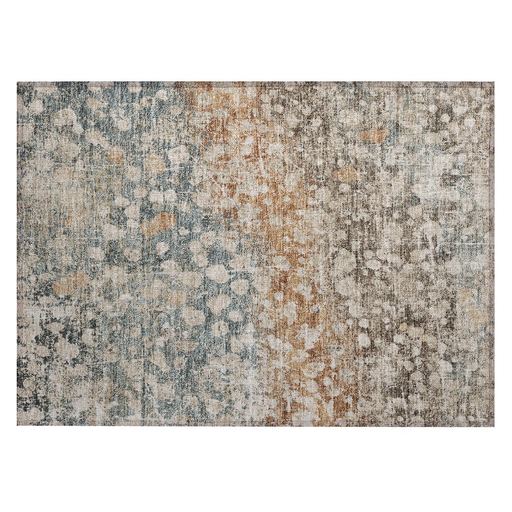 Machine Washable Indoor/Outdoor Chantille ACN2113 Putty 1'8" x 2'6" Rug. Picture 1