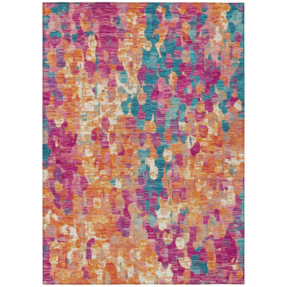 Machine Washable Indoor/Outdoor Chantille ACN2115 Blush 2'6" x 3'10" Rug. Picture 1