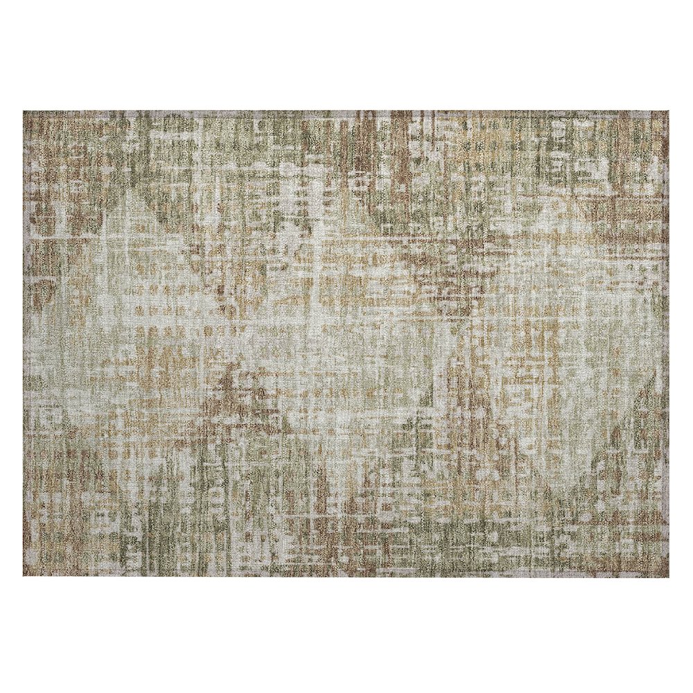 Machine Washable Indoor/Outdoor Chantille ACN2116 Fern 1'8" x 2'6" Rug. Picture 1