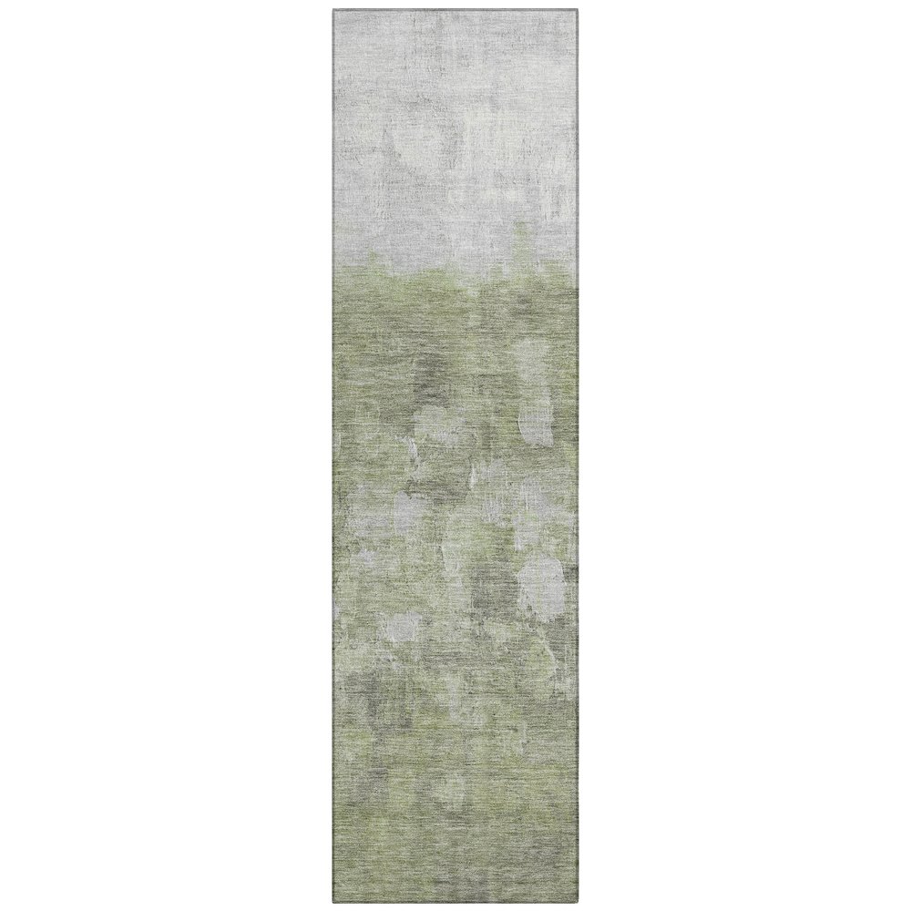Machine Washable Indoor/Outdoor Chantille ACN2119 Fern 2'3" x 7'6" Runner Rug. Picture 1