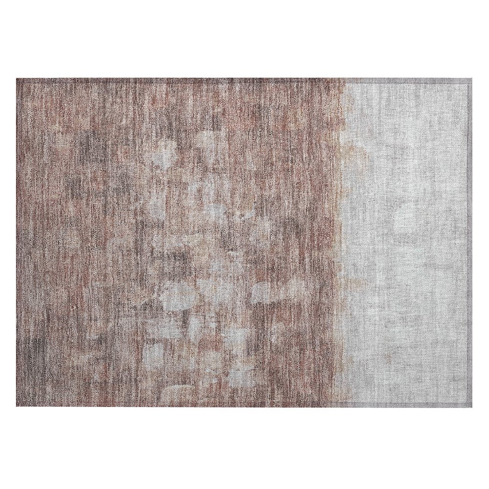 Machine Washable Indoor/Outdoor Chantille ACN2119 Paprika 1'8" x 2'6" Rug. Picture 1