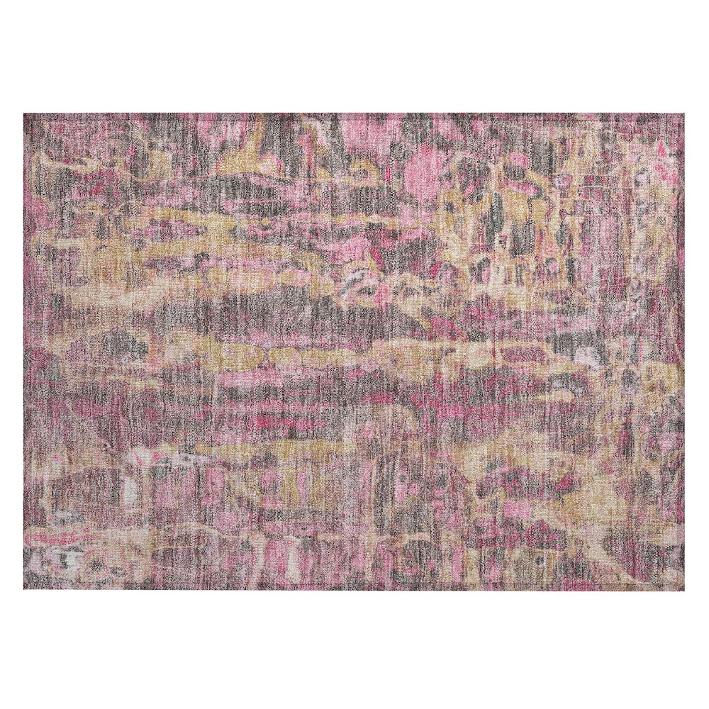 Machine Washable Indoor/Outdoor Chantille ACN2120 Blush 1'8" x 2'6" Rug. Picture 1