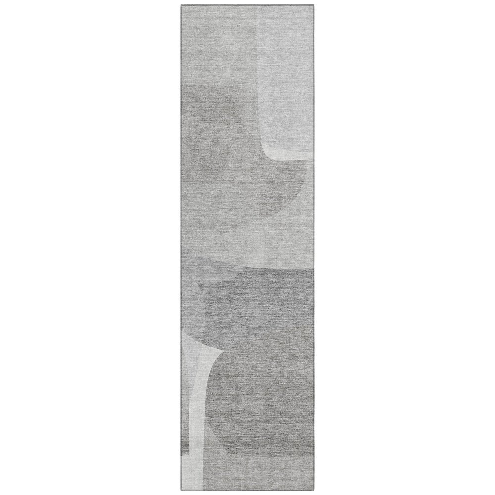 Machine Washable Indoor/Outdoor Chantille ACN2121 Linen 2'3" x 7'6" Runner Rug. Picture 1