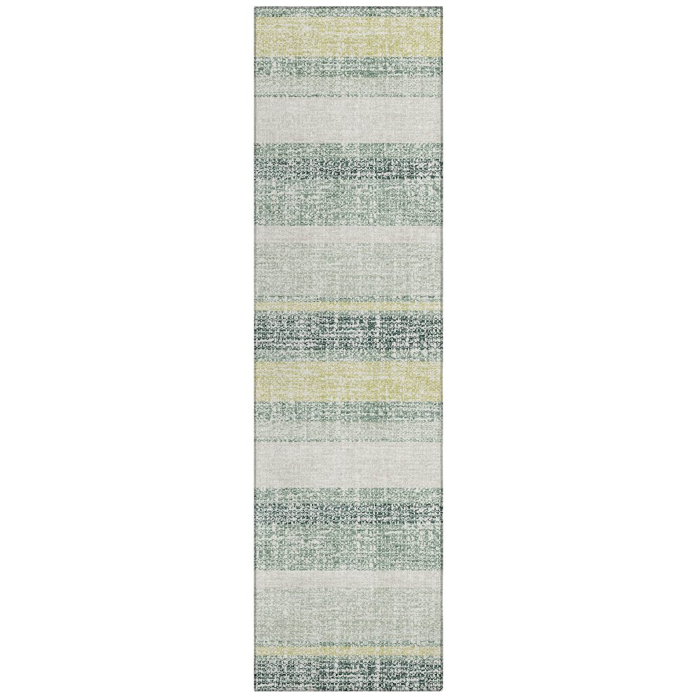 Machine Washable Indoor/Outdoor Chantille ACN2122 Seafoam 2'3" x 7'6" Runner Rug. Picture 1