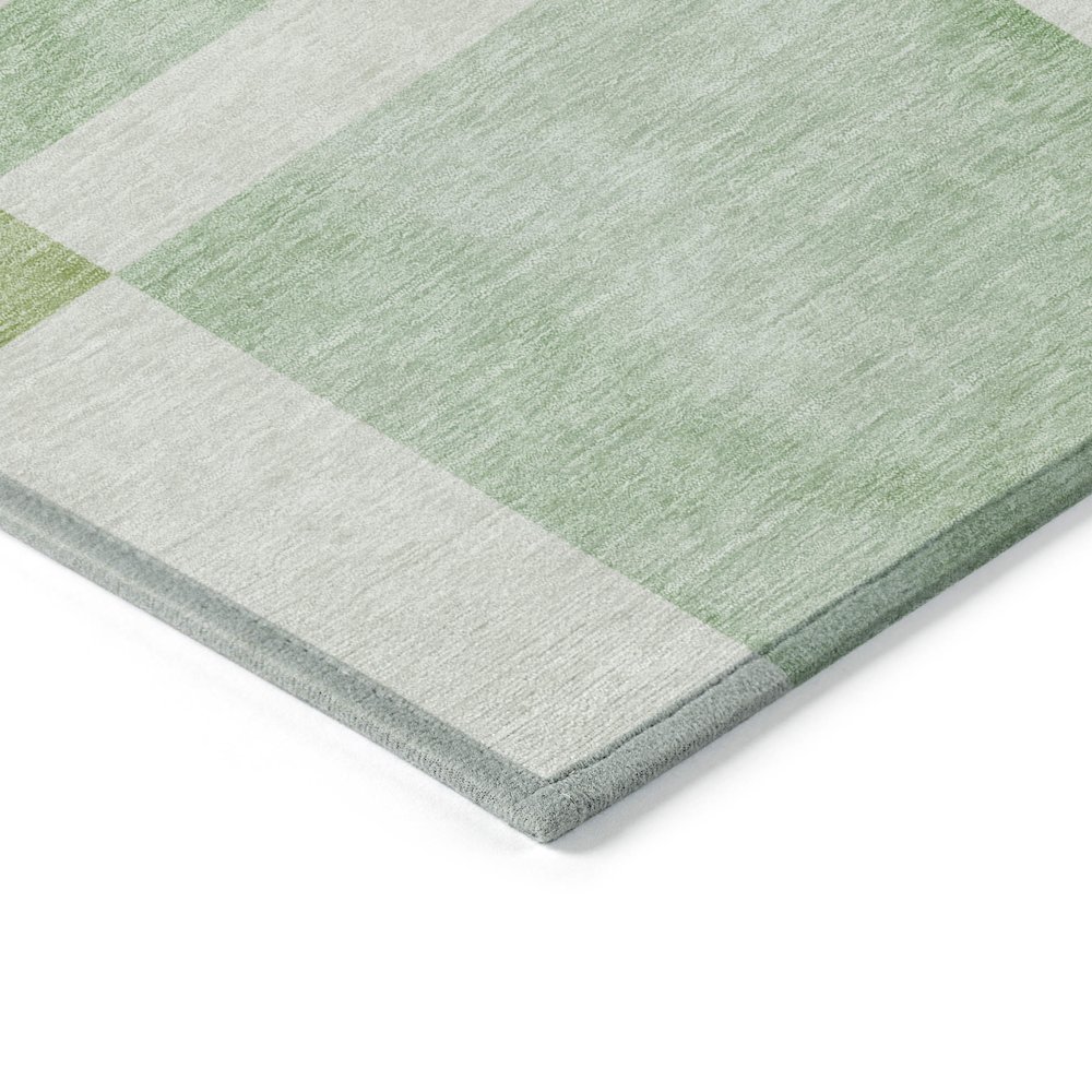 Machine Washable Indoor/Outdoor Chantille ACN2131 Green 1'8" x 2'6" Rug. Picture 3