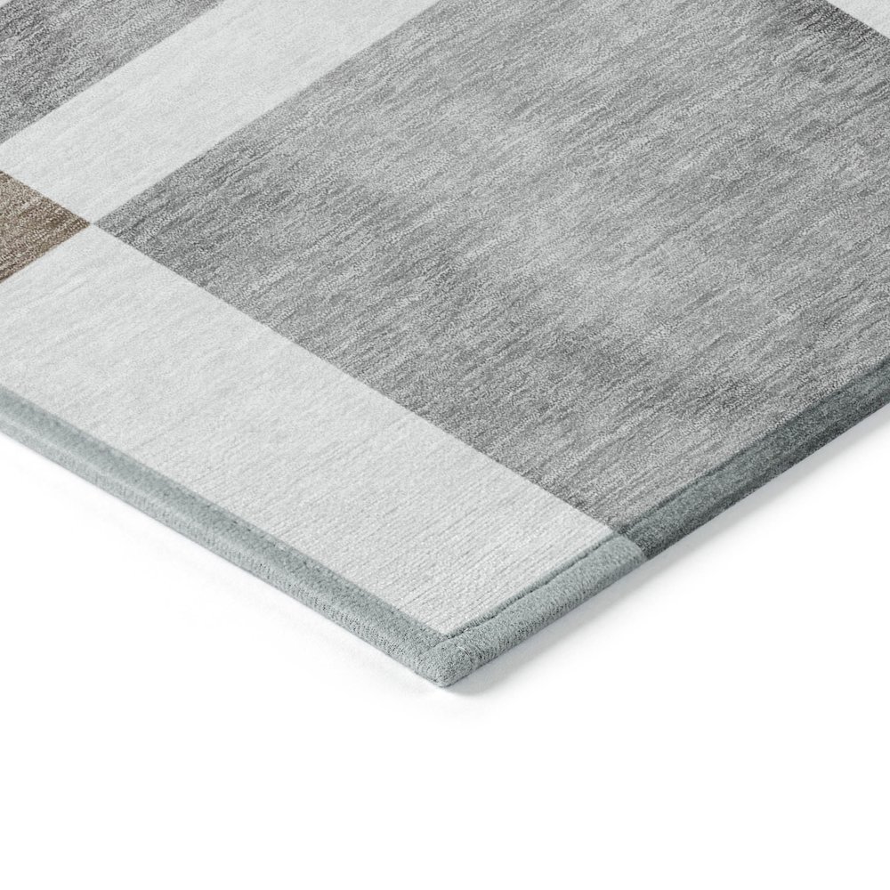 Machine Washable Indoor/Outdoor Chantille ACN2131 Ivory 1'8" x 2'6" Rug. Picture 3