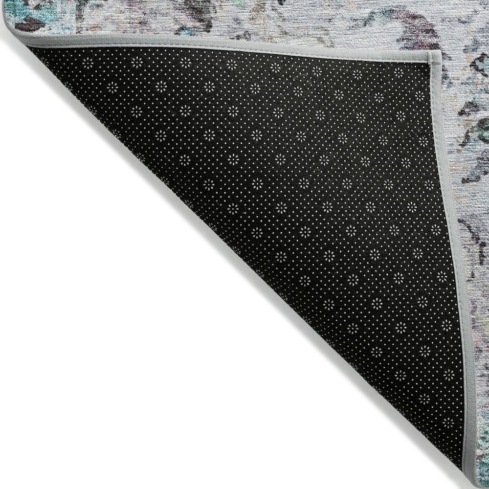 Machine Washable Indoor/Outdoor Chantille ACN2138 Sky 1'8" x 2'6" Rug. Picture 2