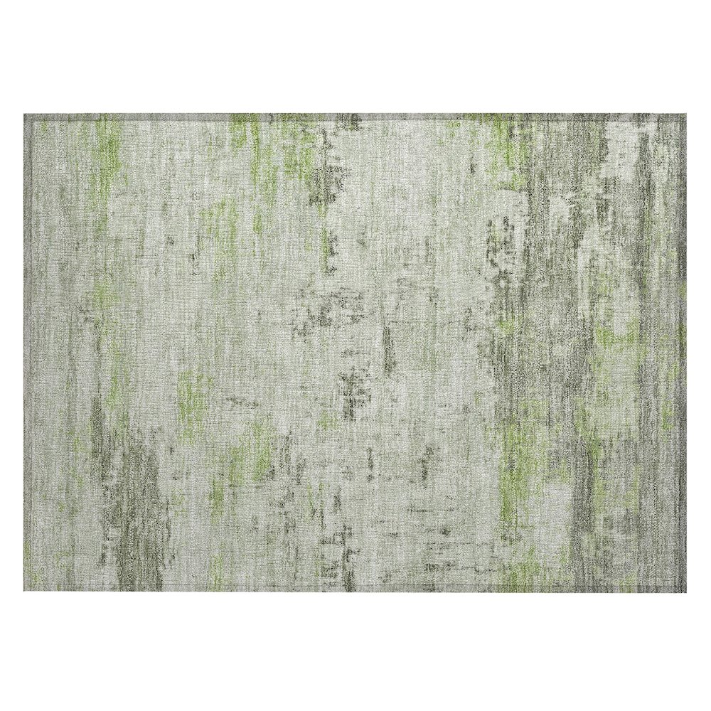 Machine Washable Indoor/Outdoor Chantille ACN2145 Aloe 1'8" x 2'6" Rug. Picture 1