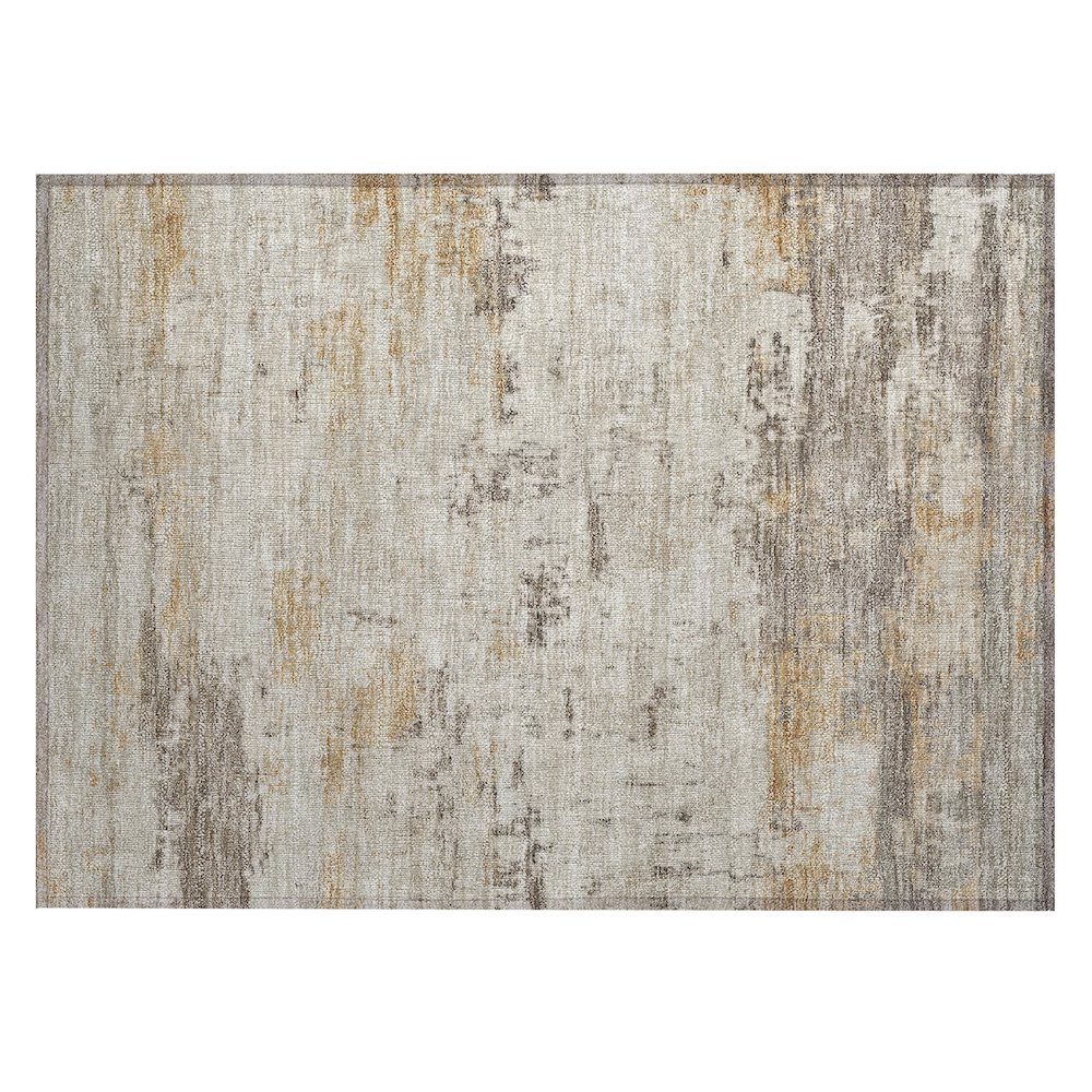 Machine Washable Indoor/Outdoor Chantille ACN2145 Putty 1'8" x 2'6" Rug. Picture 1