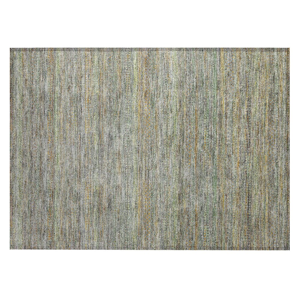 Machine Washable Indoor/Outdoor Chantille ACN2148 Gray 1'8" x 2'6" Rug. Picture 1