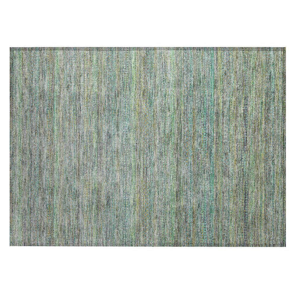 Machine Washable Indoor/Outdoor Chantille ACN2148 Pewter 1'8" x 2'6" Rug. Picture 1