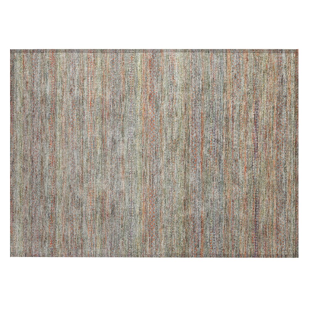Machine Washable Indoor/Outdoor Chantille ACN2148 Sage 1'8" x 2'6" Rug. Picture 1