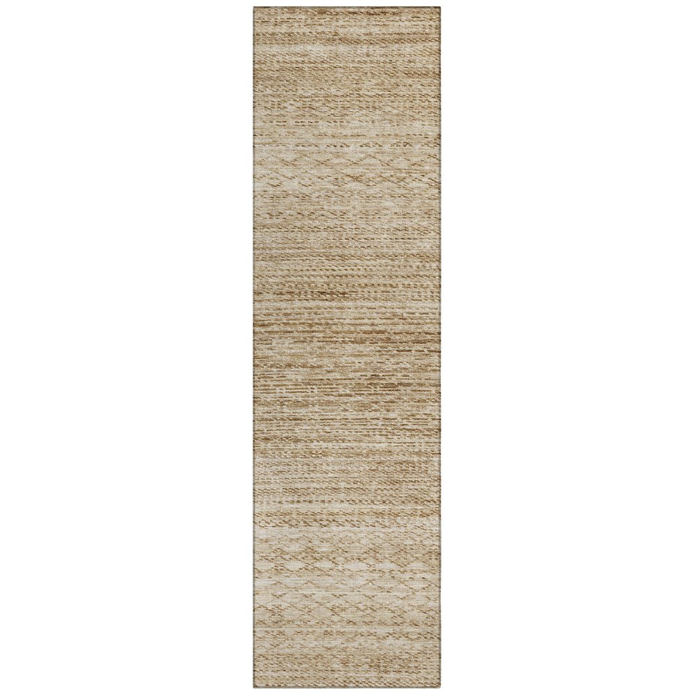 Machine Washable Indoor/Outdoor Chantille ACN2150 Beige 2'3" x 7'6" Runner Rug. Picture 1
