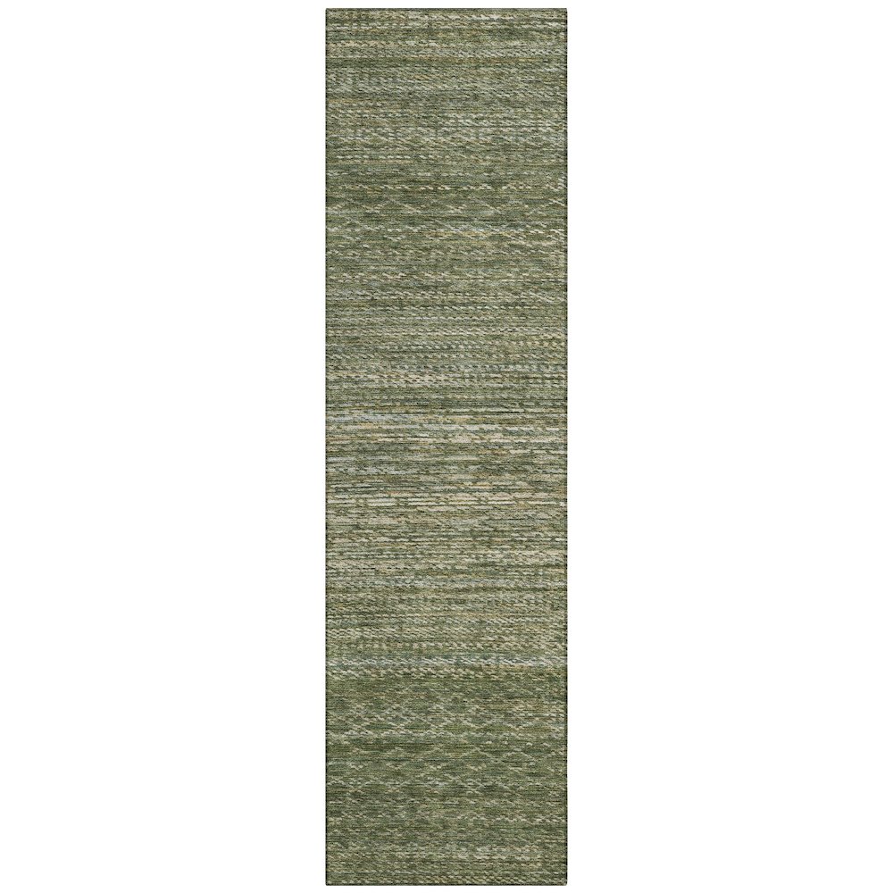 Machine Washable Indoor/Outdoor Chantille ACN2150 Fern 2'3" x 7'6" Runner Rug. Picture 1