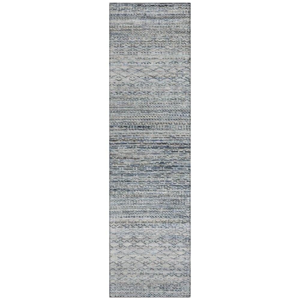 Machine Washable Indoor/Outdoor Chantille ACN2150 Linen 2'3" x 7'6" Runner Rug. Picture 1