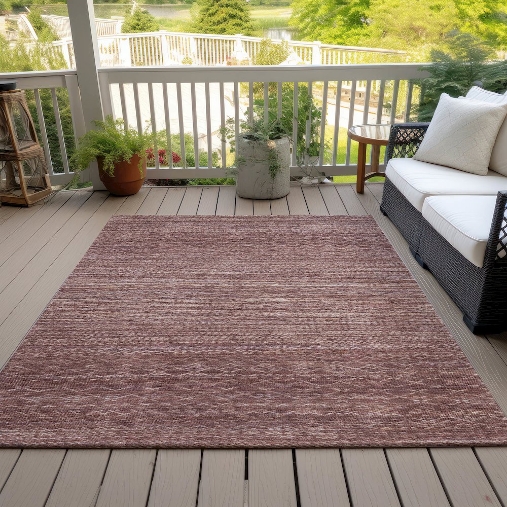Machine Washable Indoor/Outdoor Chantille ACN2150 Merlot 2'6" x 3'10" Rug. Picture 7