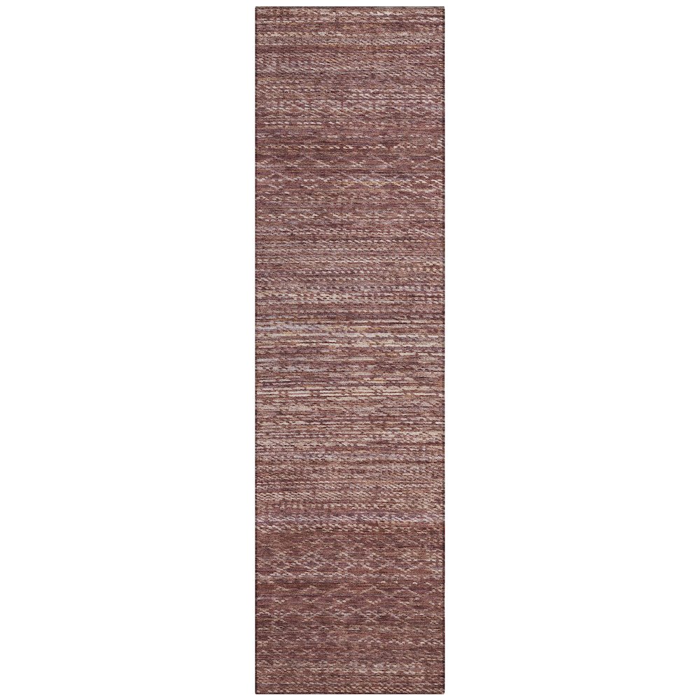 Machine Washable Indoor/Outdoor Chantille ACN2150 Merlot 2'3" x 7'6" Runner Rug. Picture 1