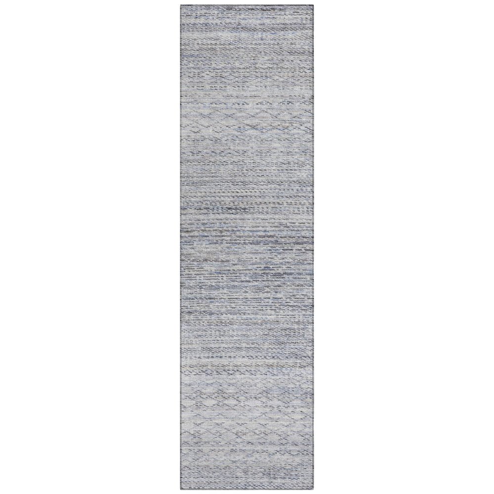 Machine Washable Indoor/Outdoor Chantille ACN2150 Sky 2'3" x 7'6" Runner Rug. Picture 1