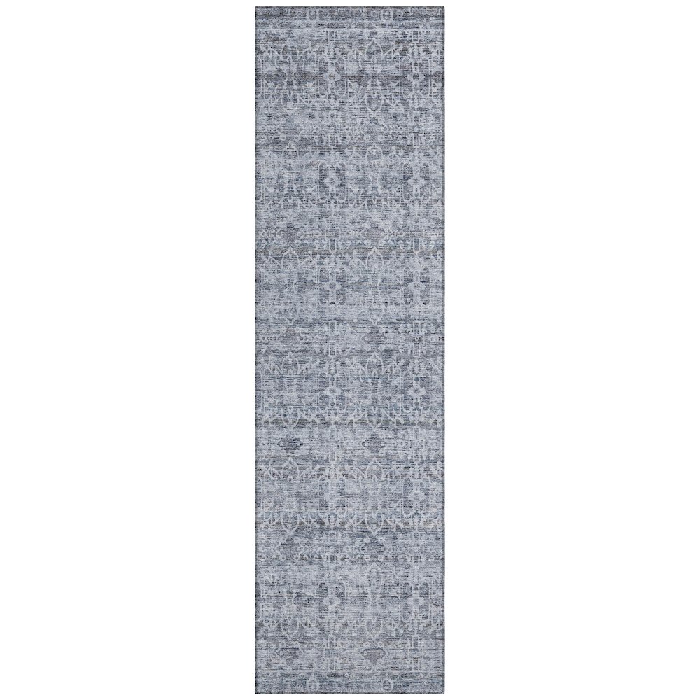 Machine Washable Indoor/Outdoor Chantille ACN2152 Blue 2'3" x 7'6" Runner Rug. Picture 1