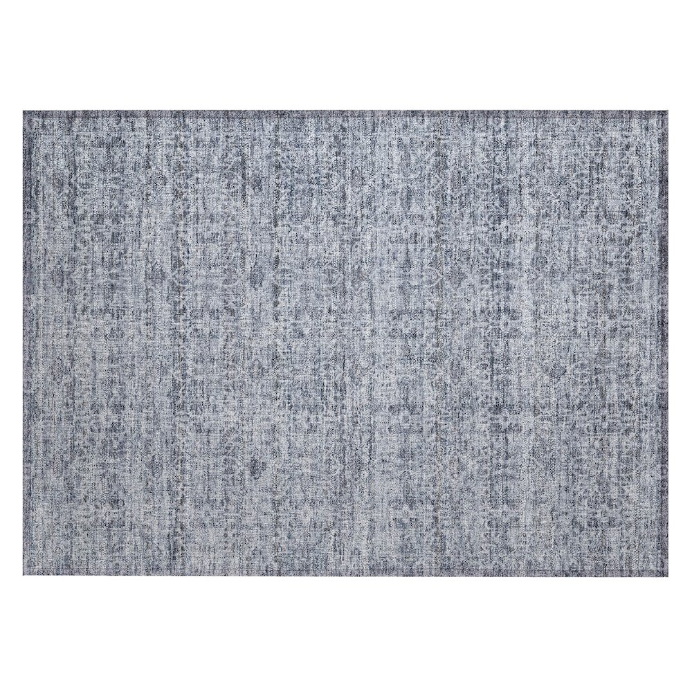 Machine Washable Indoor/Outdoor Chantille ACN2152 Blue 1'8" x 2'6" Rug. Picture 1