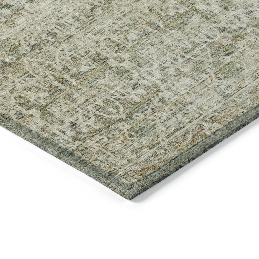 Machine Washable Indoor/Outdoor Chantille ACN2152 Sage 1'8" x 2'6" Rug. Picture 3