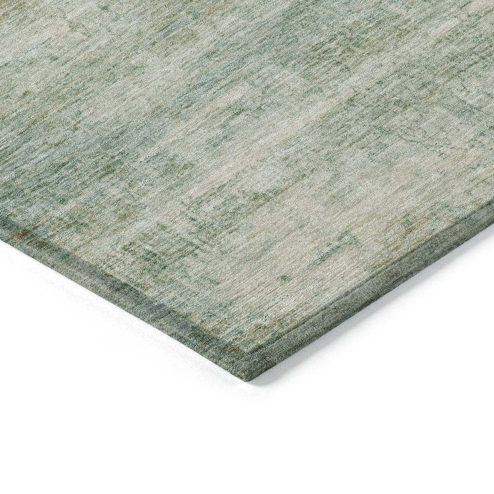 Machine Washable Indoor/Outdoor Chantille ACN2154 Green 1'8" x 2'6" Rug. Picture 3