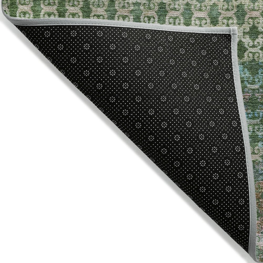 Machine Washable Indoor/Outdoor Chantille ACN2158 Aloe 1'8" x 2'6" Rug. Picture 2
