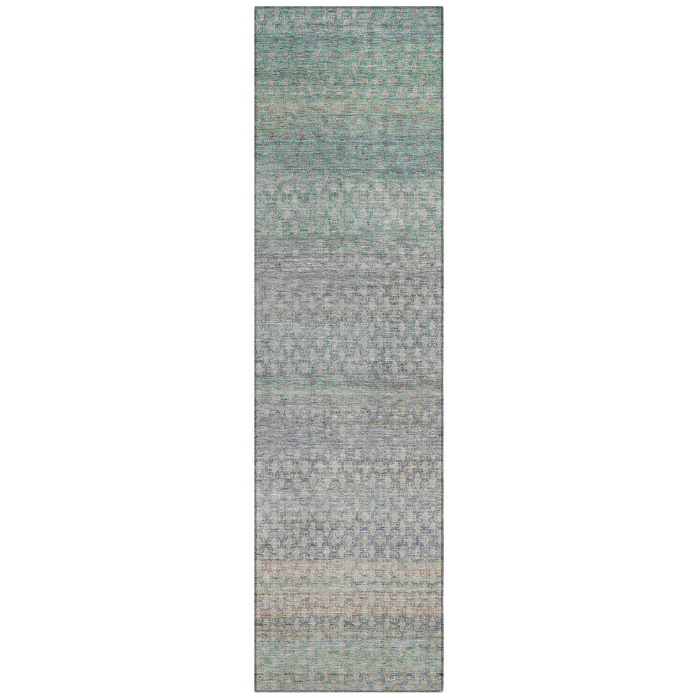 Machine Washable Indoor/Outdoor Chantille ACN2158 Beige 2'3" x 7'6" Runner Rug. Picture 1