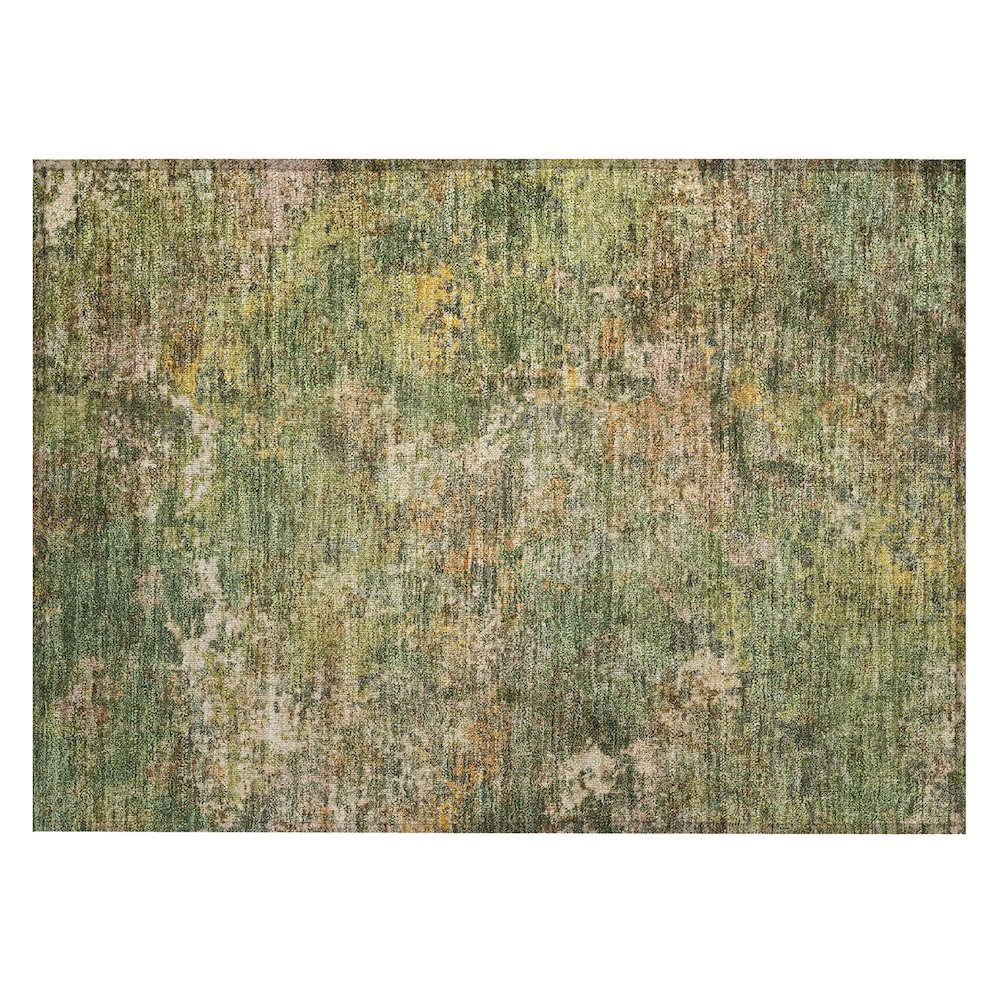 Machine Washable Indoor/Outdoor Chantille ACN2166 Aloe 1'8" x 2'6" Rug. Picture 1